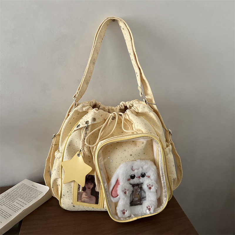 Drawstring Shoulder Bag, picture 4 of 6