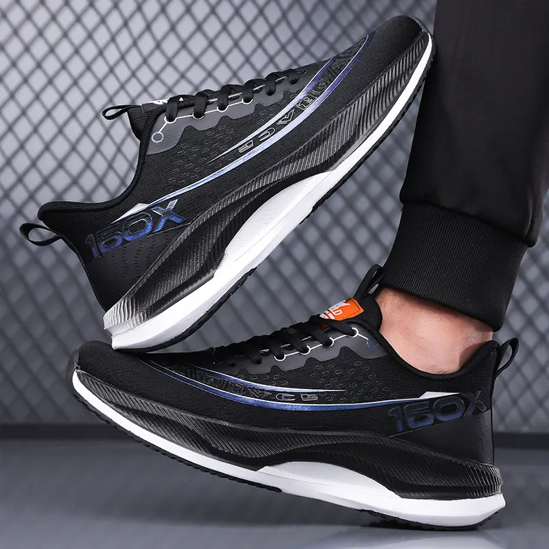 Breathable Soft-soled Mesh Surface Trendy Running Shoes