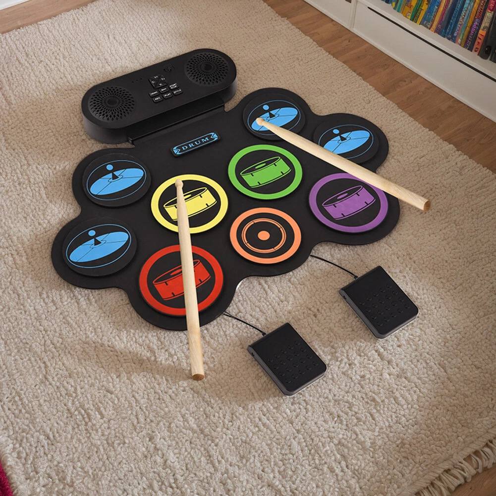 Portable Percussion Instrument Silicone Jazz Drum Set — foto 7