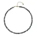 Womens Natural Crystal Abacus Bead Necklace view 3