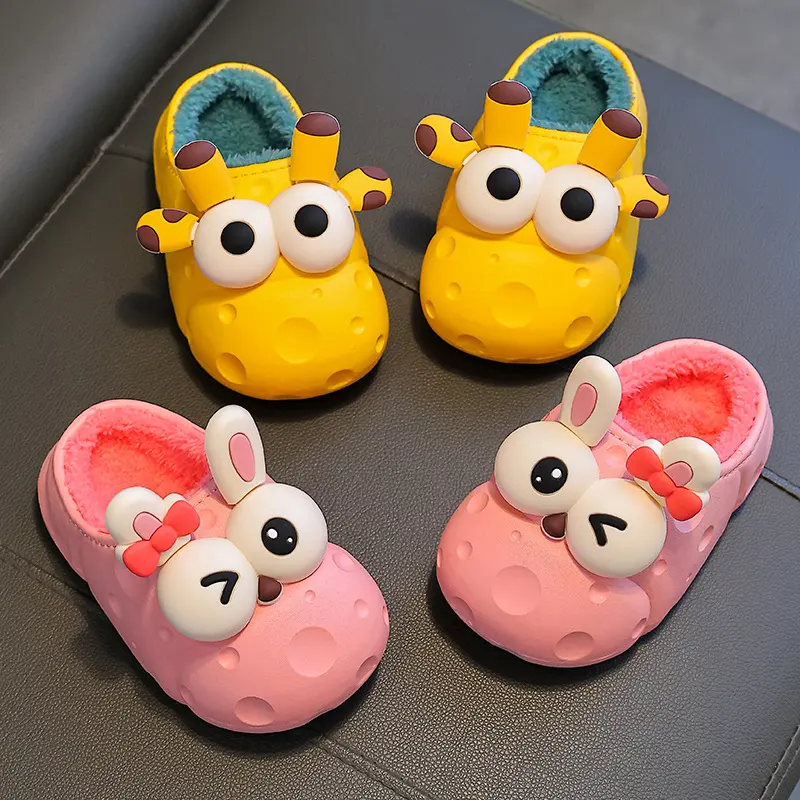 Baby Cotton Slippers Boys and Girls Warm with Velvet
