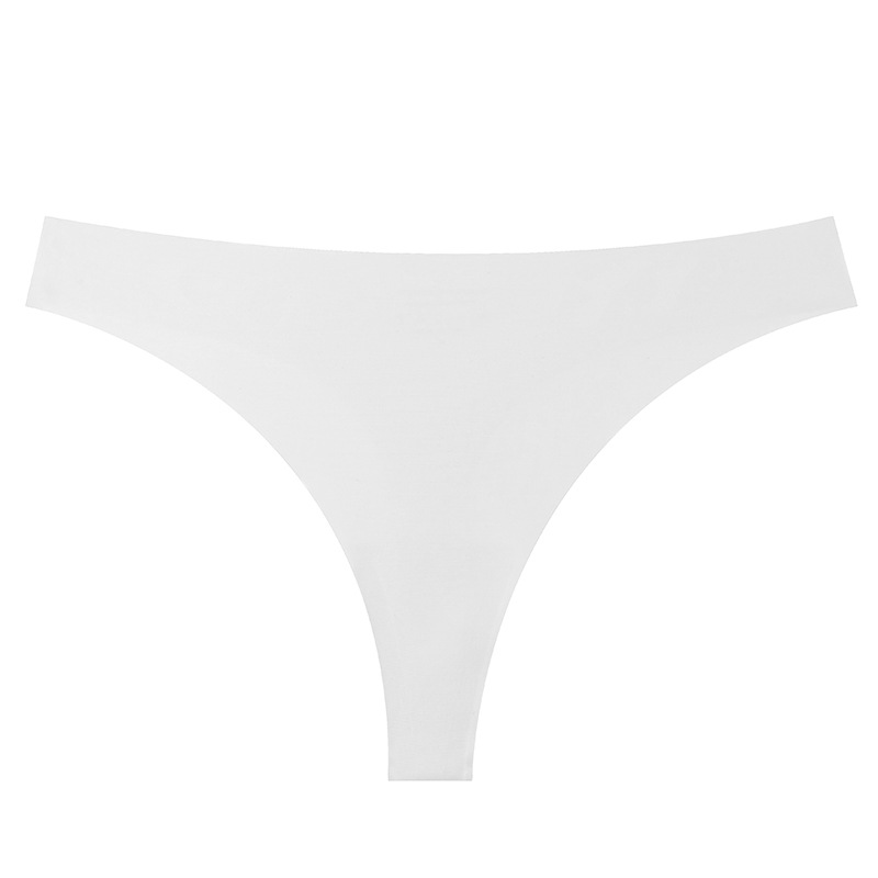 Women’s Sports Seamless Thin Belt Ice Silk Low Waist Plus Size One-piece Briefs