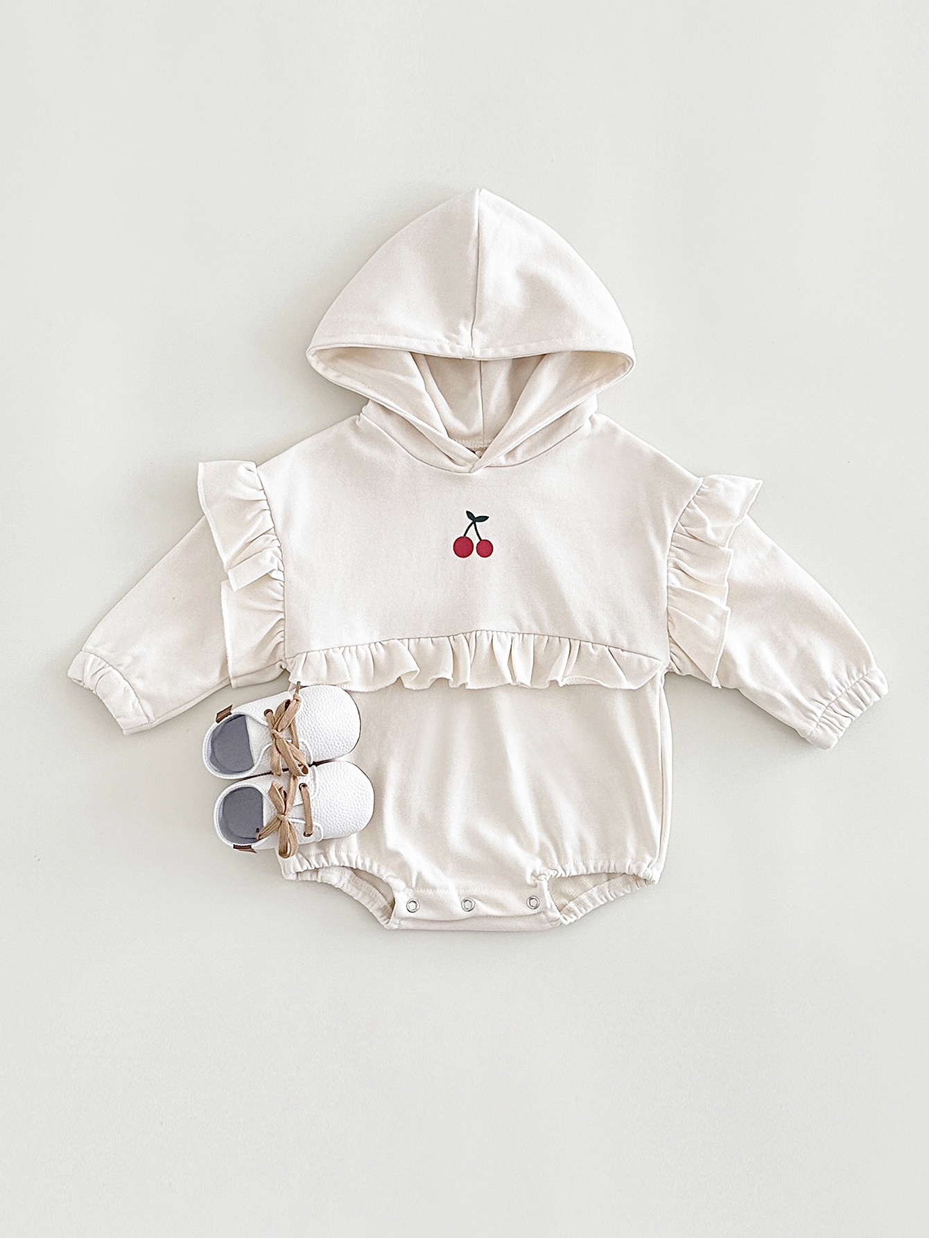 Title 11, Baby Girl Sweet Cherry Embroidered Long Sleeve ...