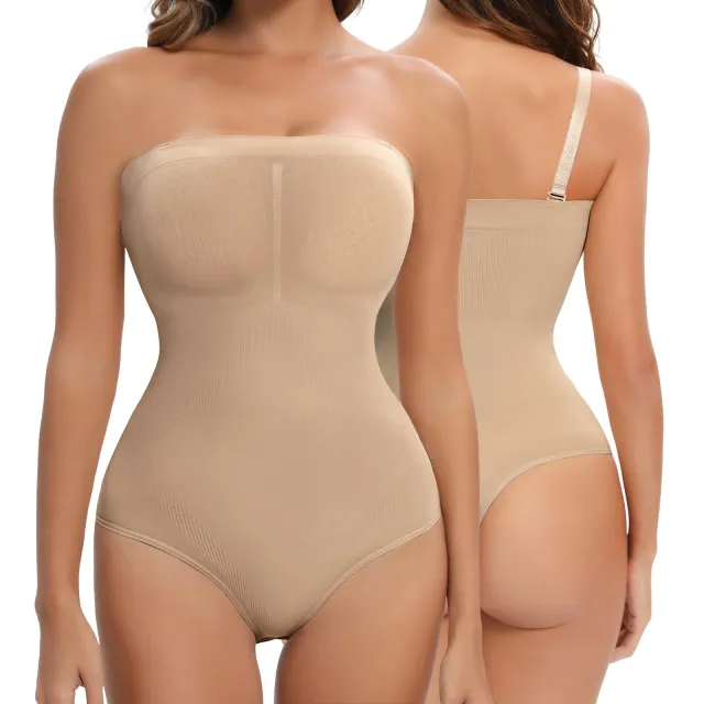 Sling Nipped waist New Seamless One piece Corset Skin Color Without Chest Pad 2 - Shop at LoveMi