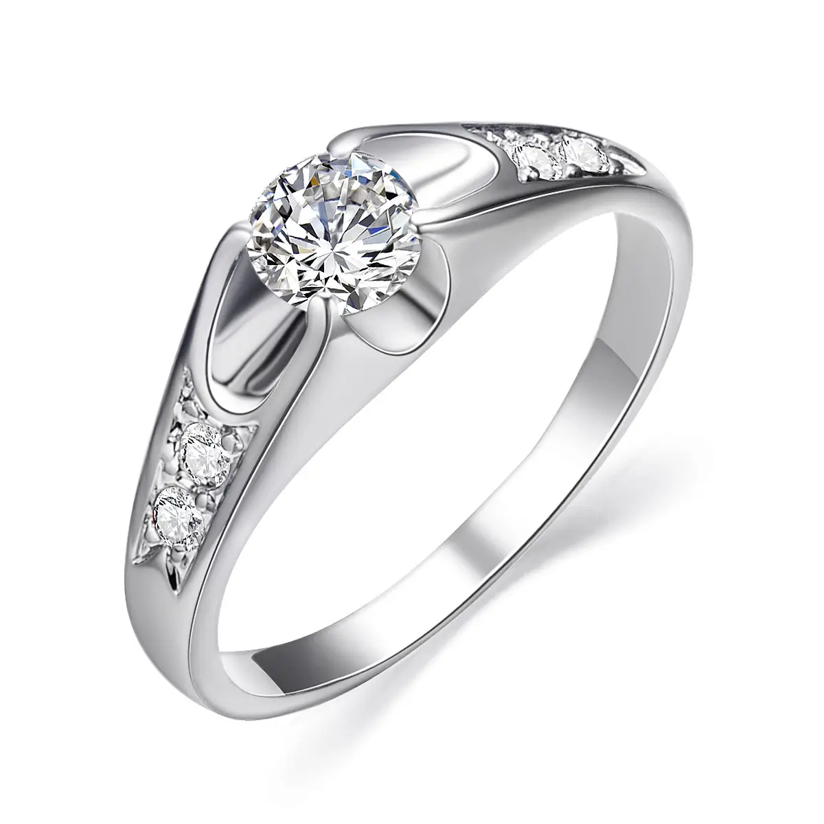 Women's Ring Copper Plating Rose Gold Simple Ring