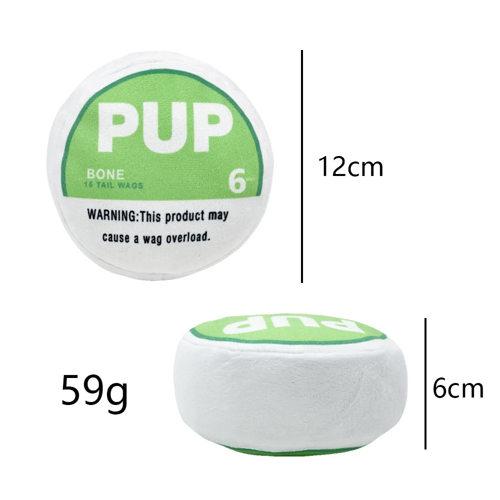 Dog Gnawing And Creaking Relieving Stuffy Plush Toy - Light Green