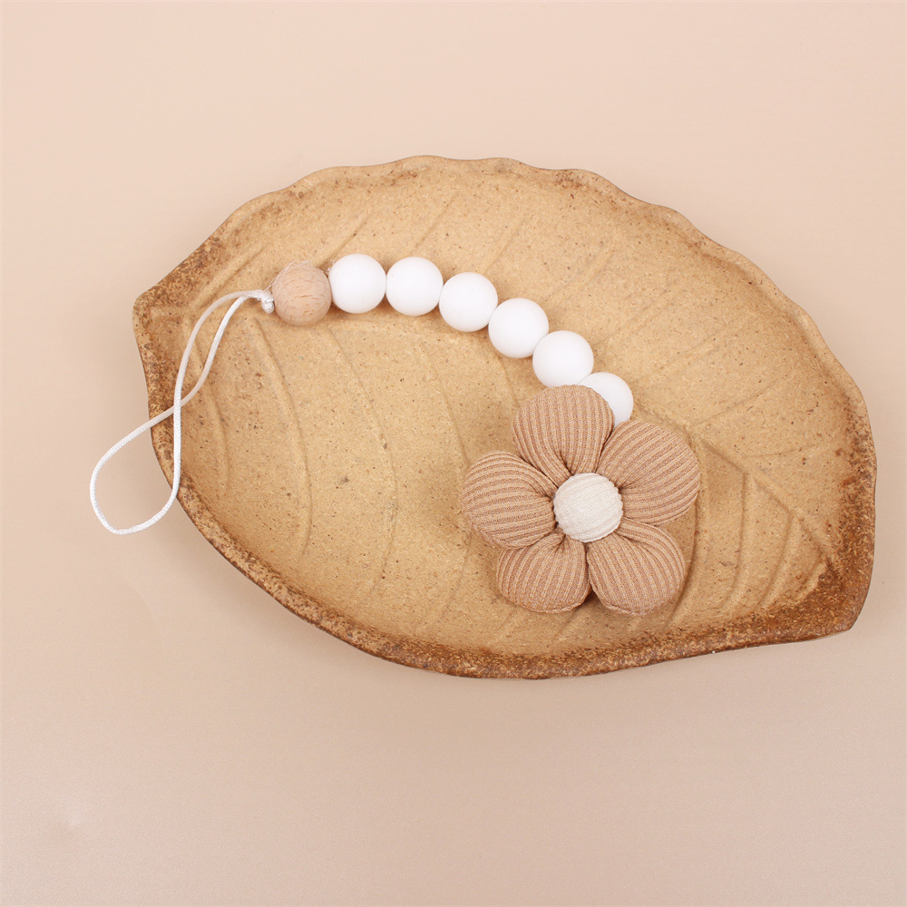 Anti-drop Baby Silicone Beads Pacifier Clip - Image 2