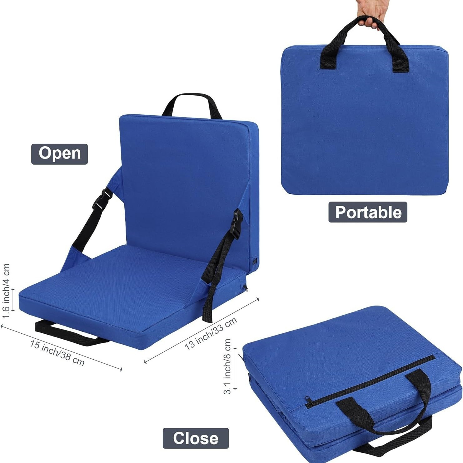 Outdoor Portable Folding Seat Cushion For Stadium Seating 5