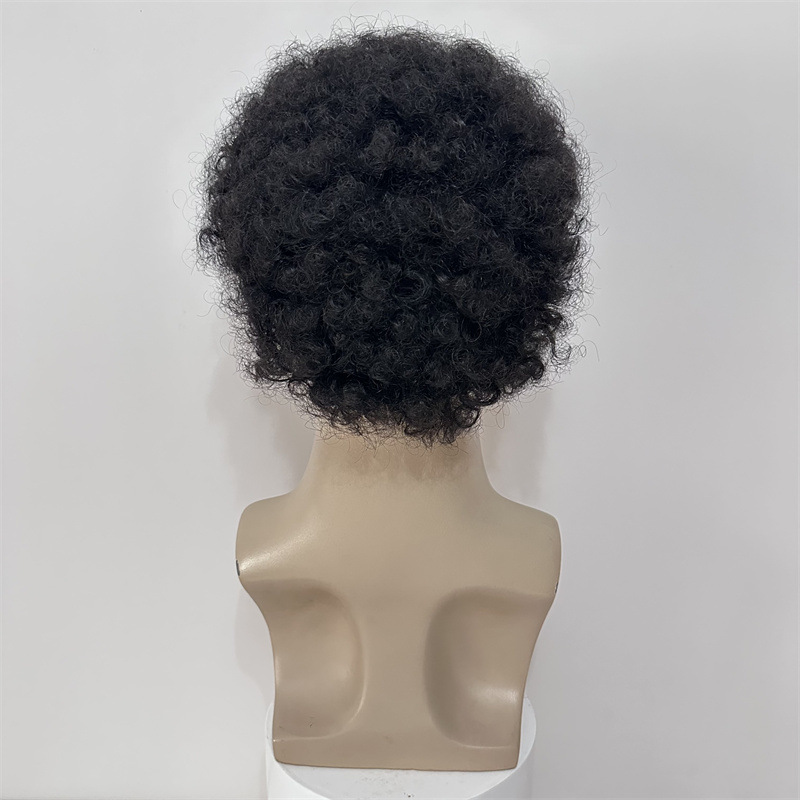 Human Wigs Short Curly Hair Afro Men And Women — foto 9