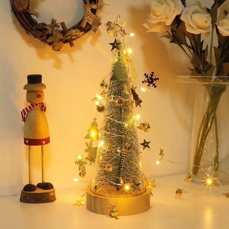 Led Jingling Bell Lighting Chain Holiday Atmosphere Indoor Decorative Light Ball Light Strip
