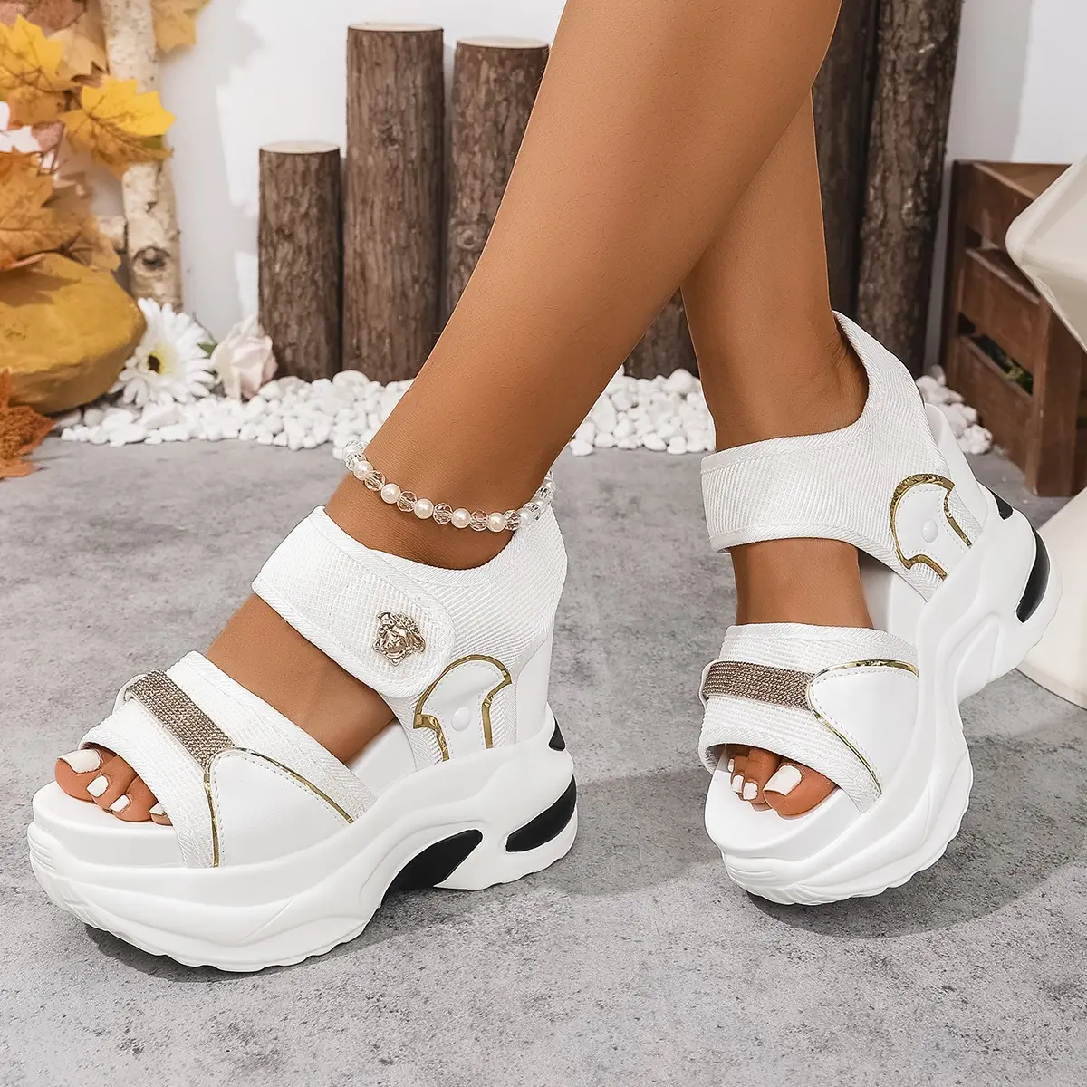 Womens Casual Wedge Sandals