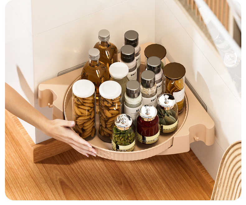 Title 7, Kitchen Rotating Spice Rack Multi-function Turn...