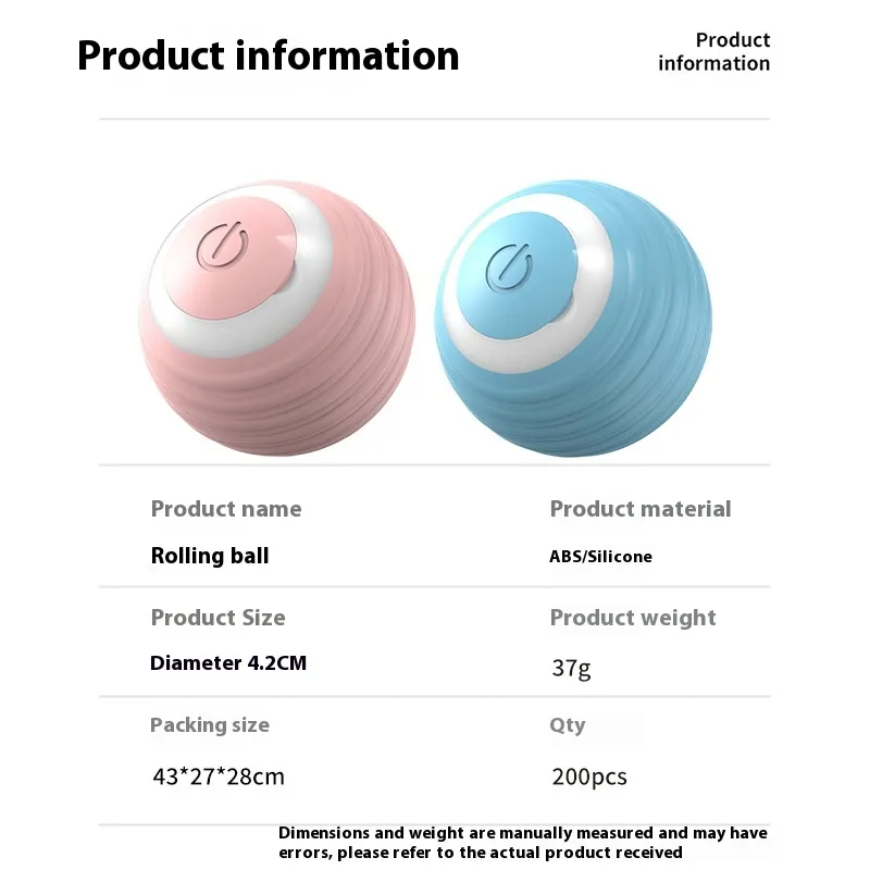 Smart Dog Toy Ball Electronic Interactive Pet Toy Moving Ball USB Automatic Moving Bouncing For Puppy Birthday Gift Cat Product – image 10