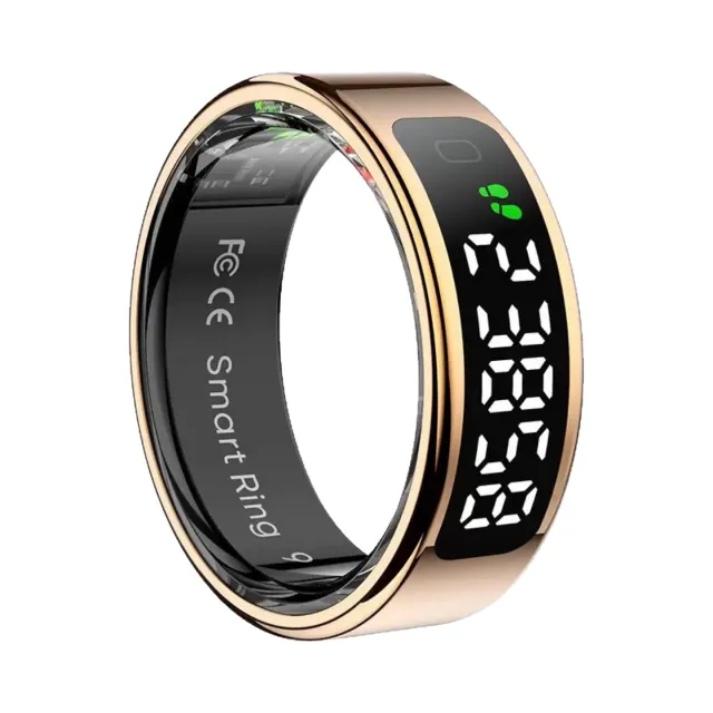 Multifunctional R11 Smart Ring With Screen Display Gold - Shop at LoveMi