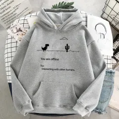 Women's Retro Dinosaur Fashion Casual Sweater - Style8-M - View 1