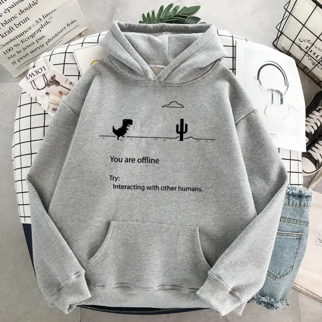 Women's Retro Dinosaur Fashion Casual Sweater Style8 Xl - Shop at LoveMi