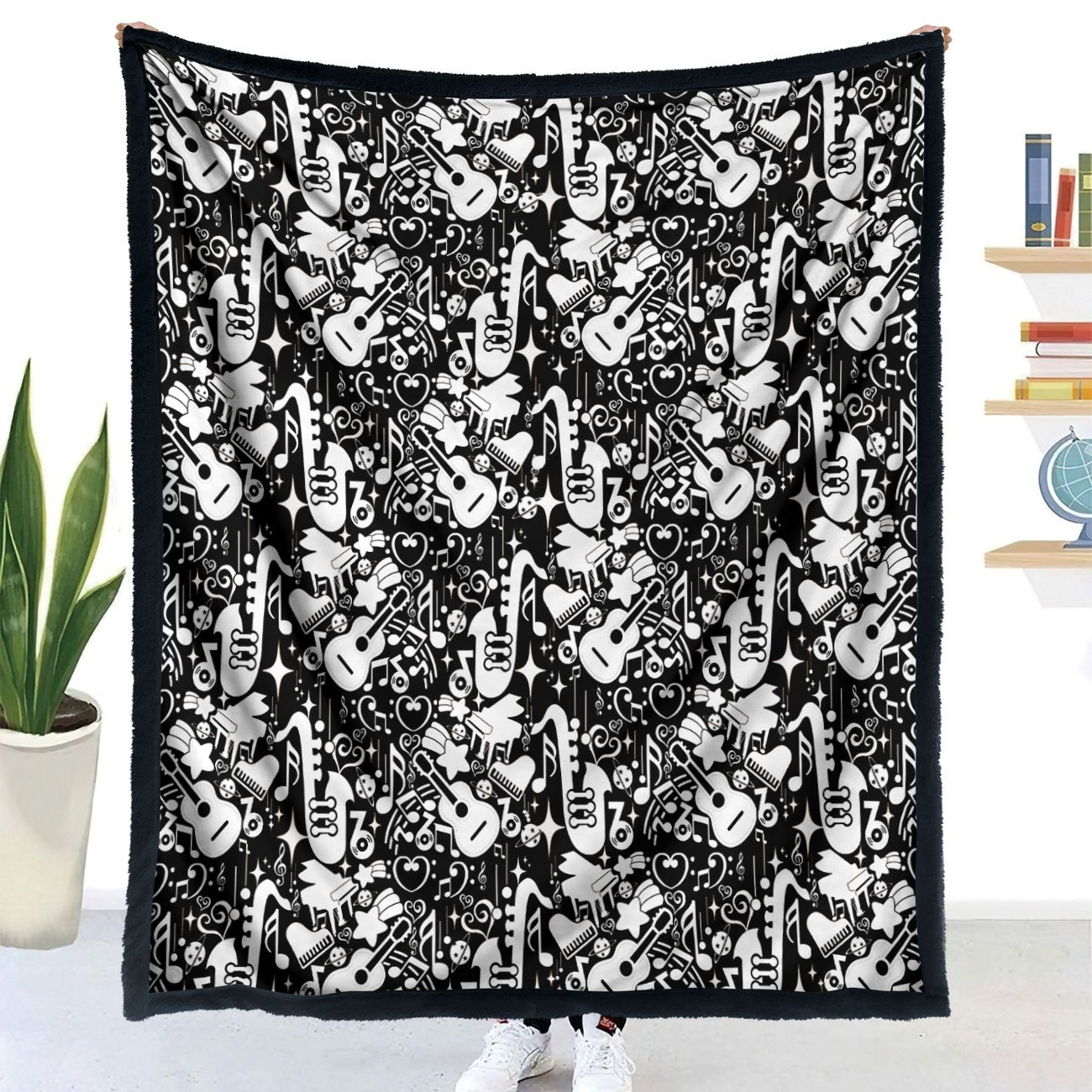 Polyester Throw Blanket with Brush, picture 6 of 12