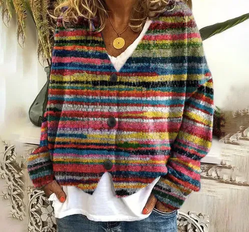 3D Women's Printed Wear Cardigan Jacket Style A 3Xl - Shop at LoveMi