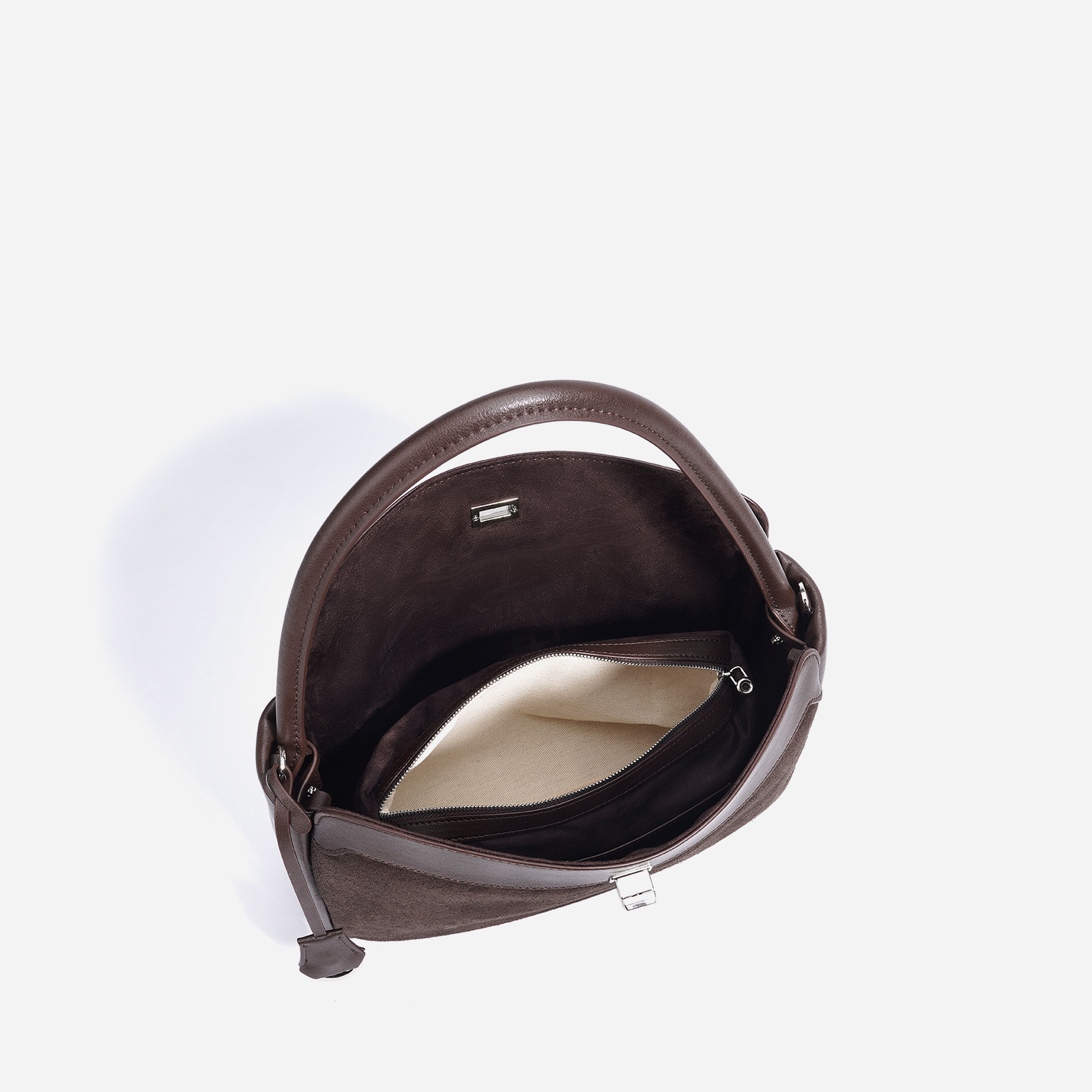 Versatile Genuine Leather Tote Bag Crafted From Matte Cowhide