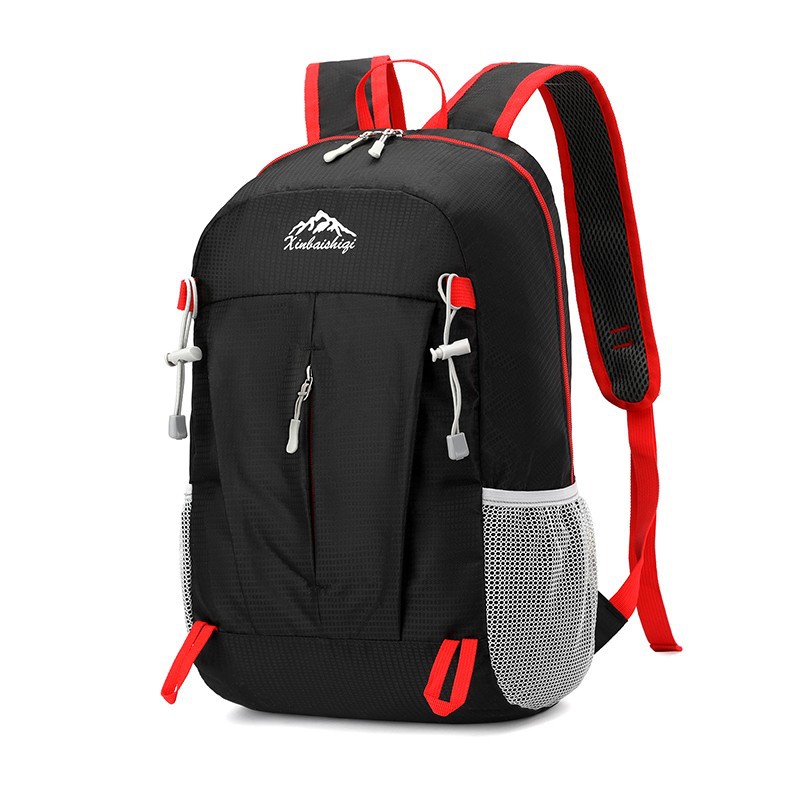 New Lightweight Foldable Outdoor Sports And Travel Backpack Black 43X28X15CM