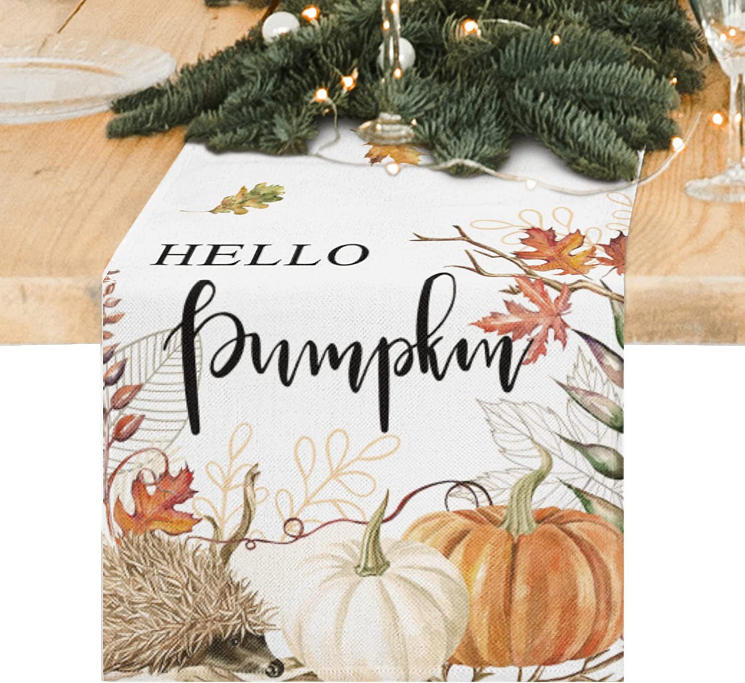 Linen Halloween Pumpkin Home Restaurant Decoration Table
