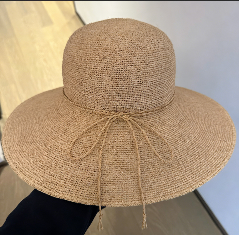 Handmade Papyrus Fishermans Hat Sun-Protective Cap