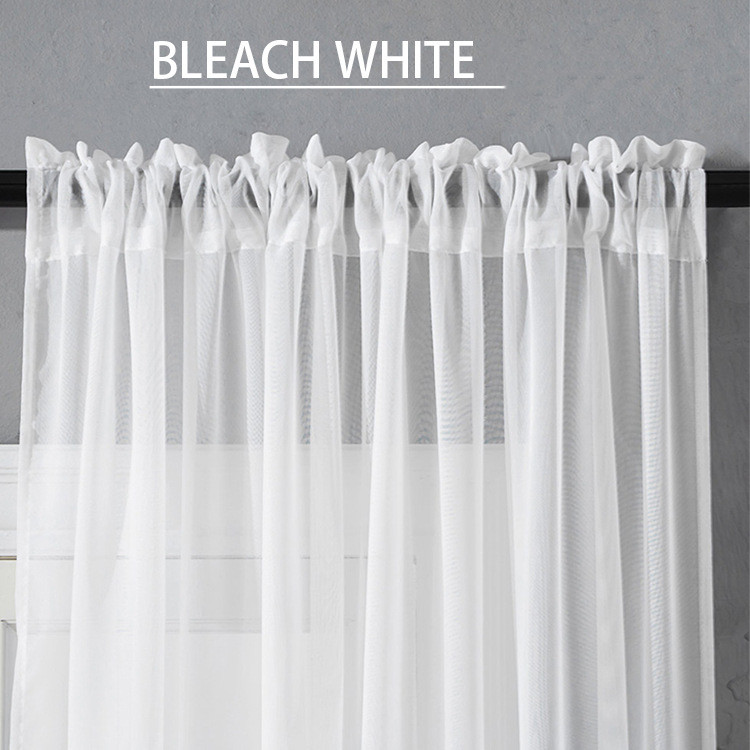 Factory Direct Sales Finished Window Screen Curtain Terylene Solid Color Window Screen Hot-selling - Image 11