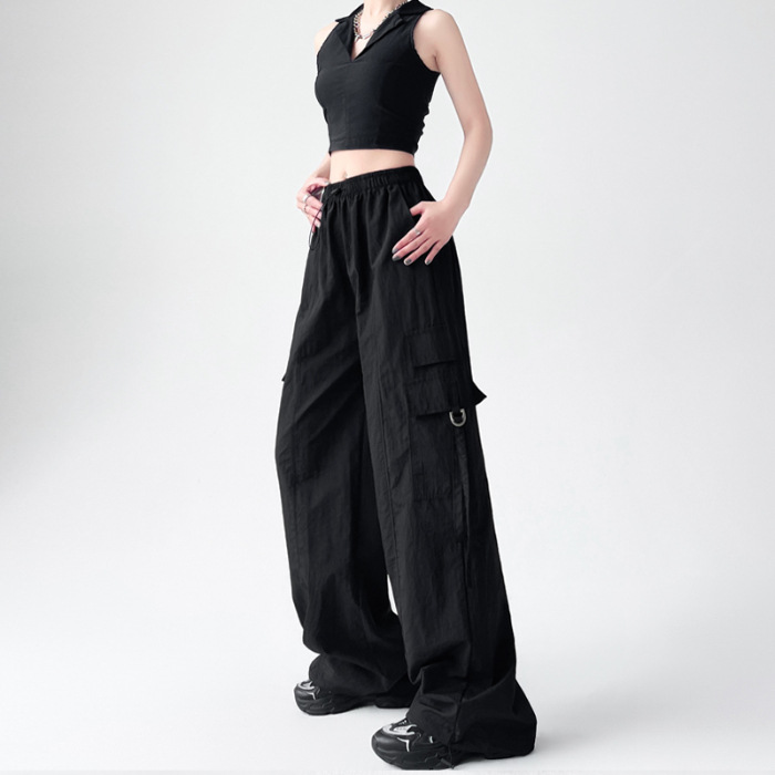 Black Lengthened Trousers