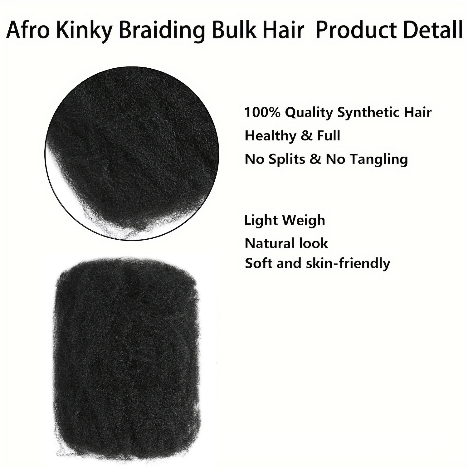 Synthetic Fiber Dreadlock Volumizing Hair Extensions And Accessories 4