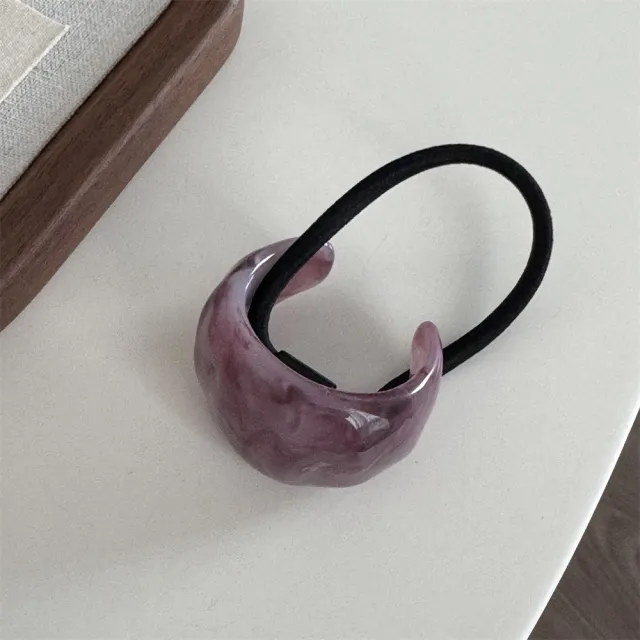 Simple Retro Hair Band Acrylic Headdress Purple - Shop at LoveMi
