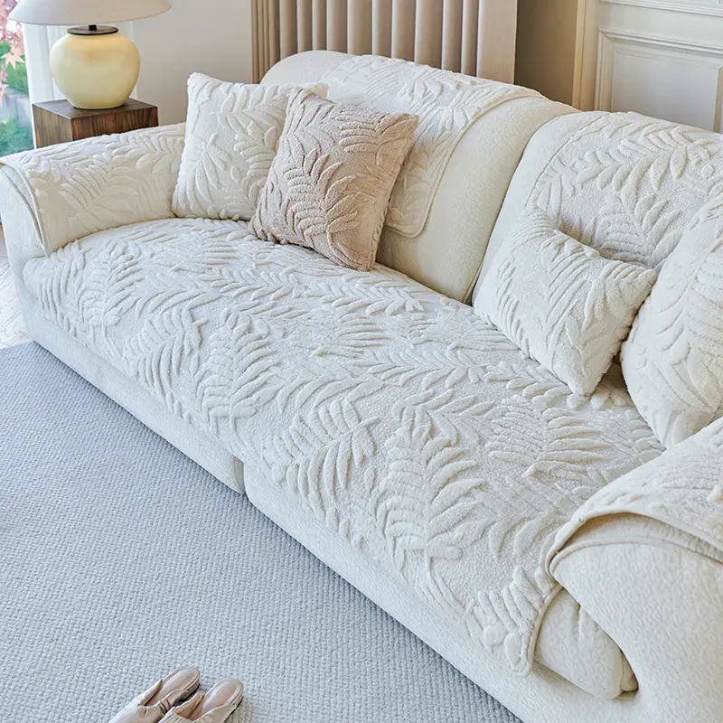 Sofa Cushion Thickened Short Plush Non-slip Cover Cover Cloth
