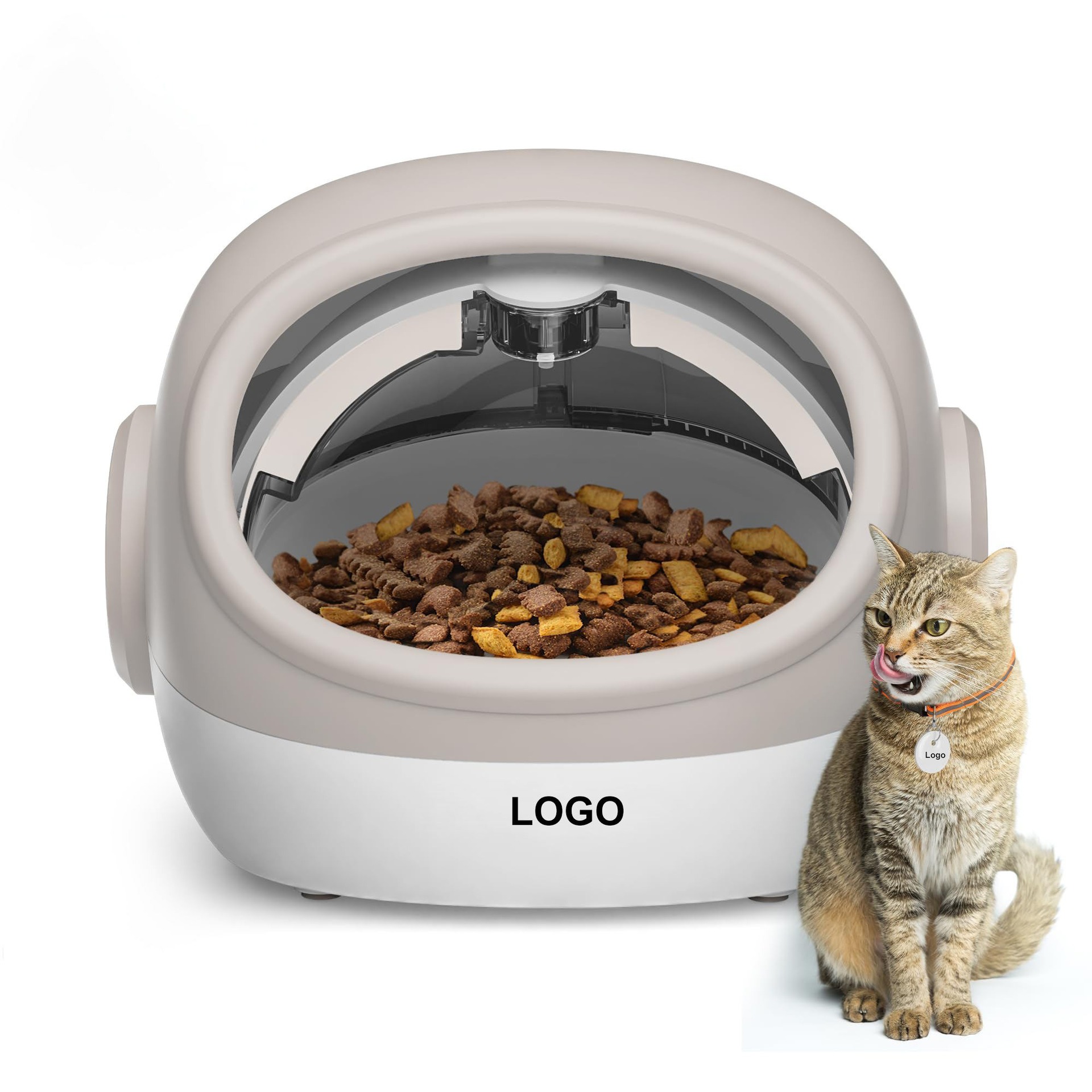 Automatischer Katzenfutterautomat mit Timer und intelligenten Funktionen