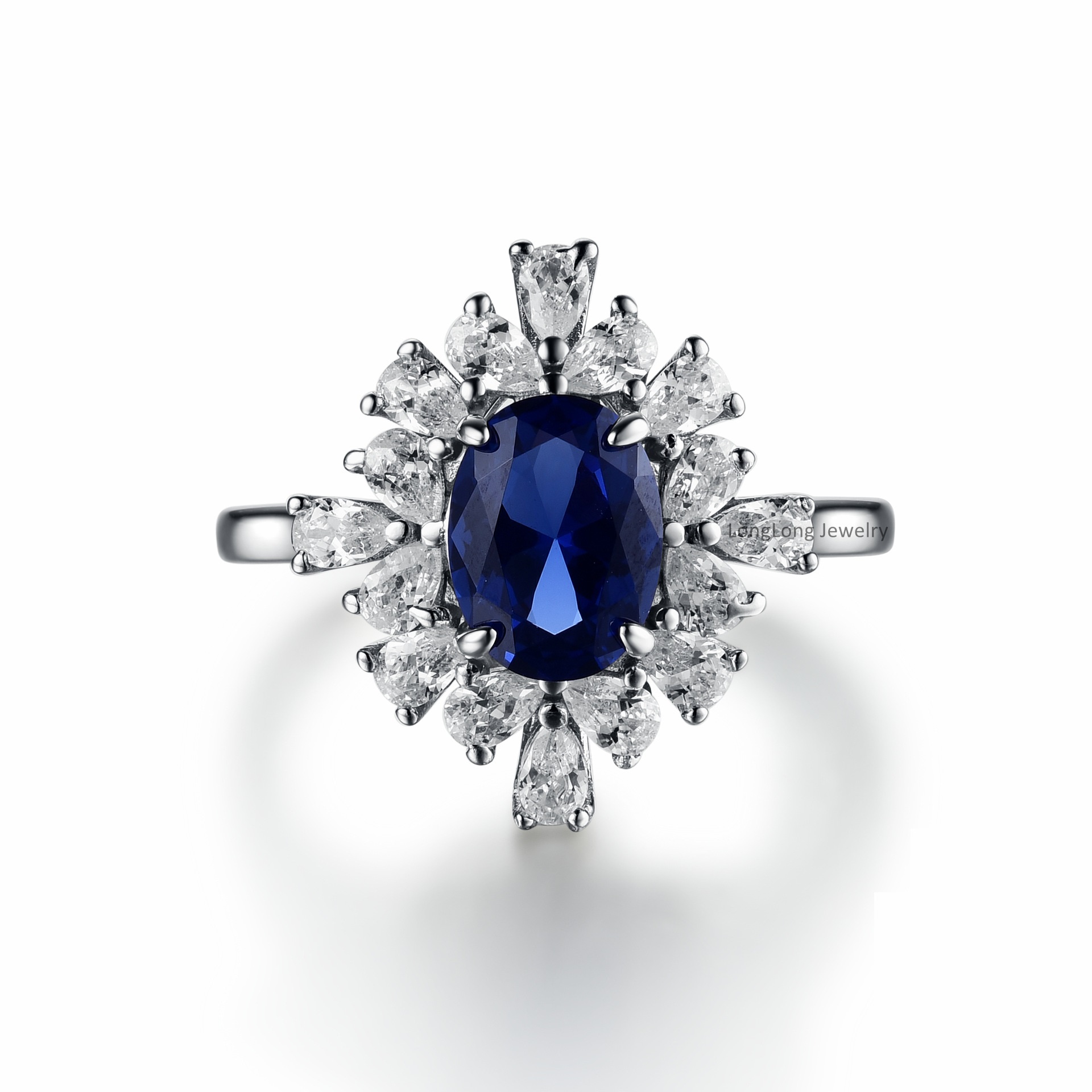 New 925 Sterling Silver Jewelry Suit Trendy Earrings - Image 1