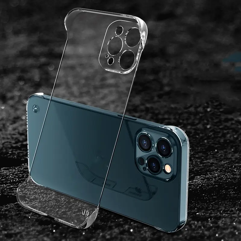 Simple Frameless PC Transparent Phone Case