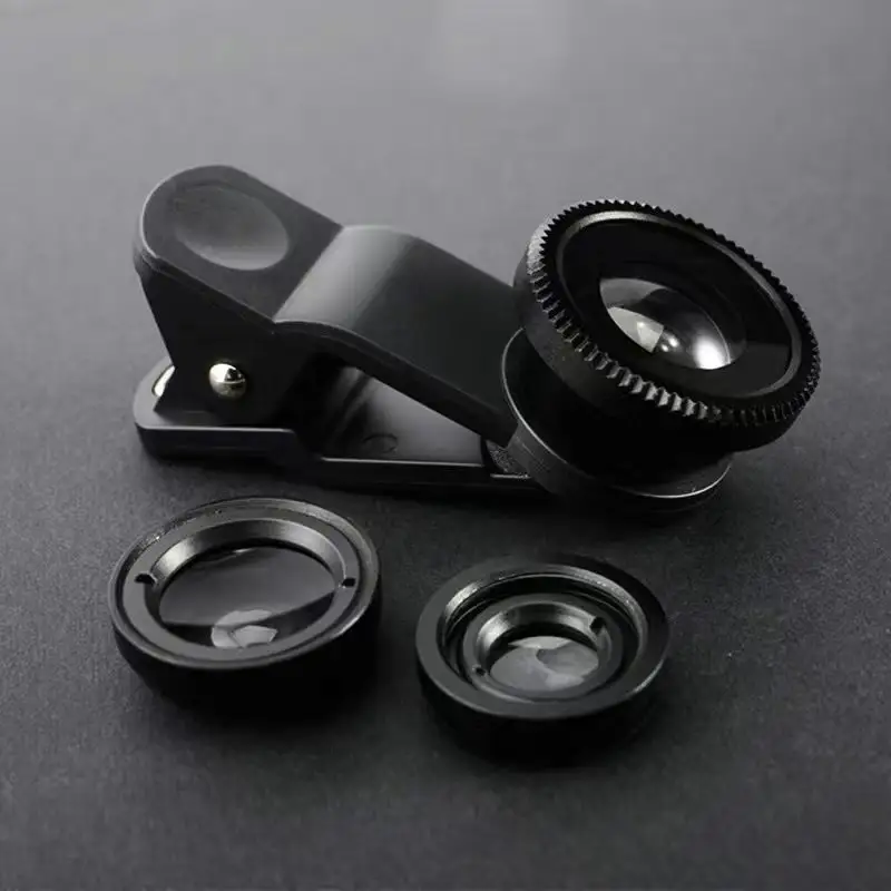 Wide-angle Macro And Fisheye Three-in-one External Camera