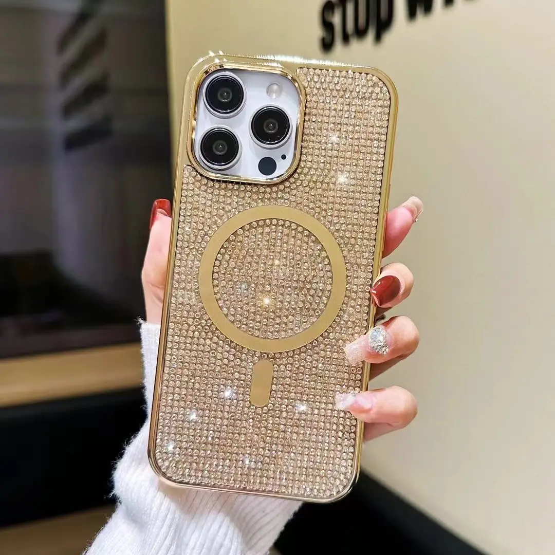 Phone Case Rhinestone Electroplating Protective Sleeve