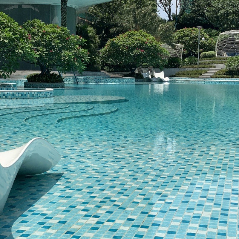 Bathroom Outdoor Wall Tile Glass Mosaic Tile
