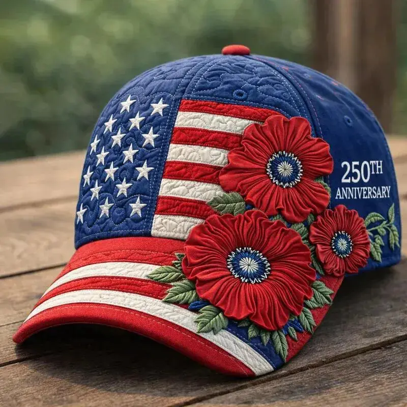250th Anniversary Baseball Cap 3D Printed Snapback