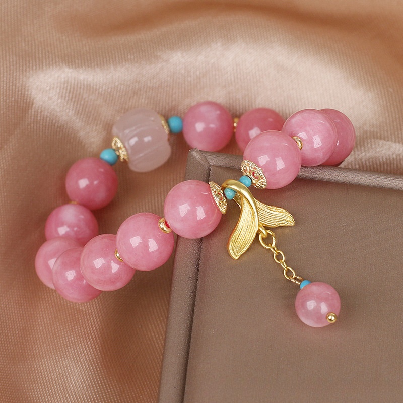 Sweet Crystal Bracelet Special-interest Design Fishtail Pendant Ornaments