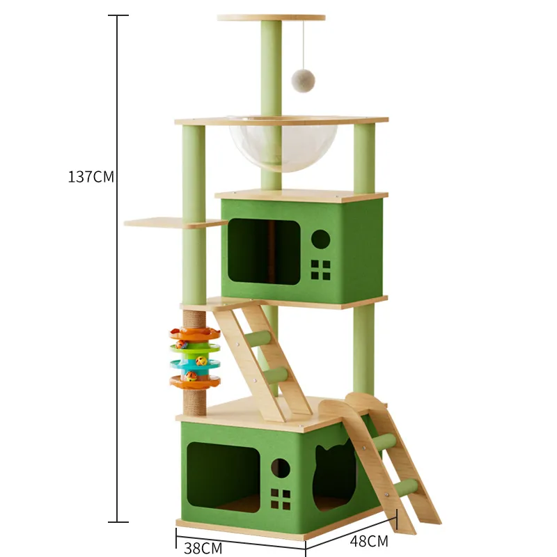 Pet Supplies Cat Climbing Frame Cat Nest Cat Scratch Board Cat Tree - N8 Style