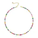 Womens Natural Crystal Abacus Bead Necklace view 8