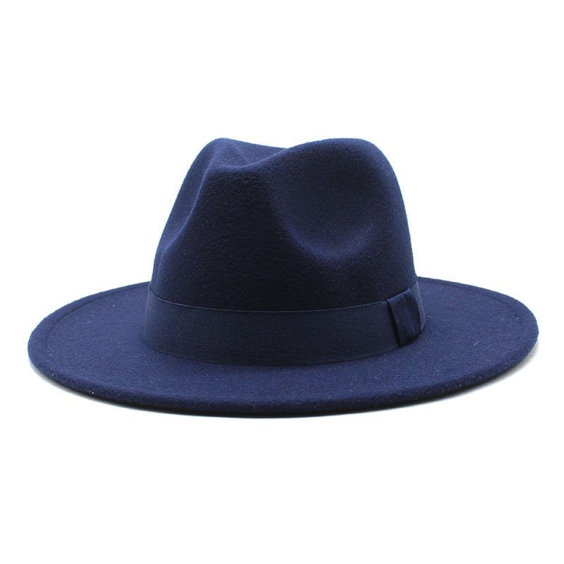 Title 28, Autumn And Winter Men And Women Big Brim Hat