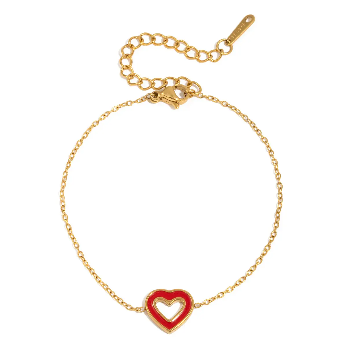 Stainless Steel Drip Oil Love Bracelet
