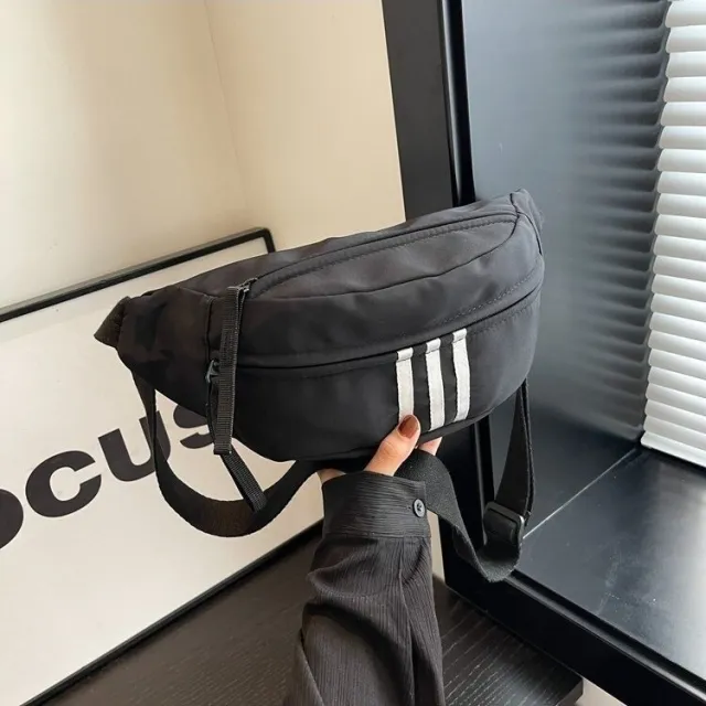 Fashion Sports Crossbody Chest Bag All match Casual Black - Shop at LoveMi