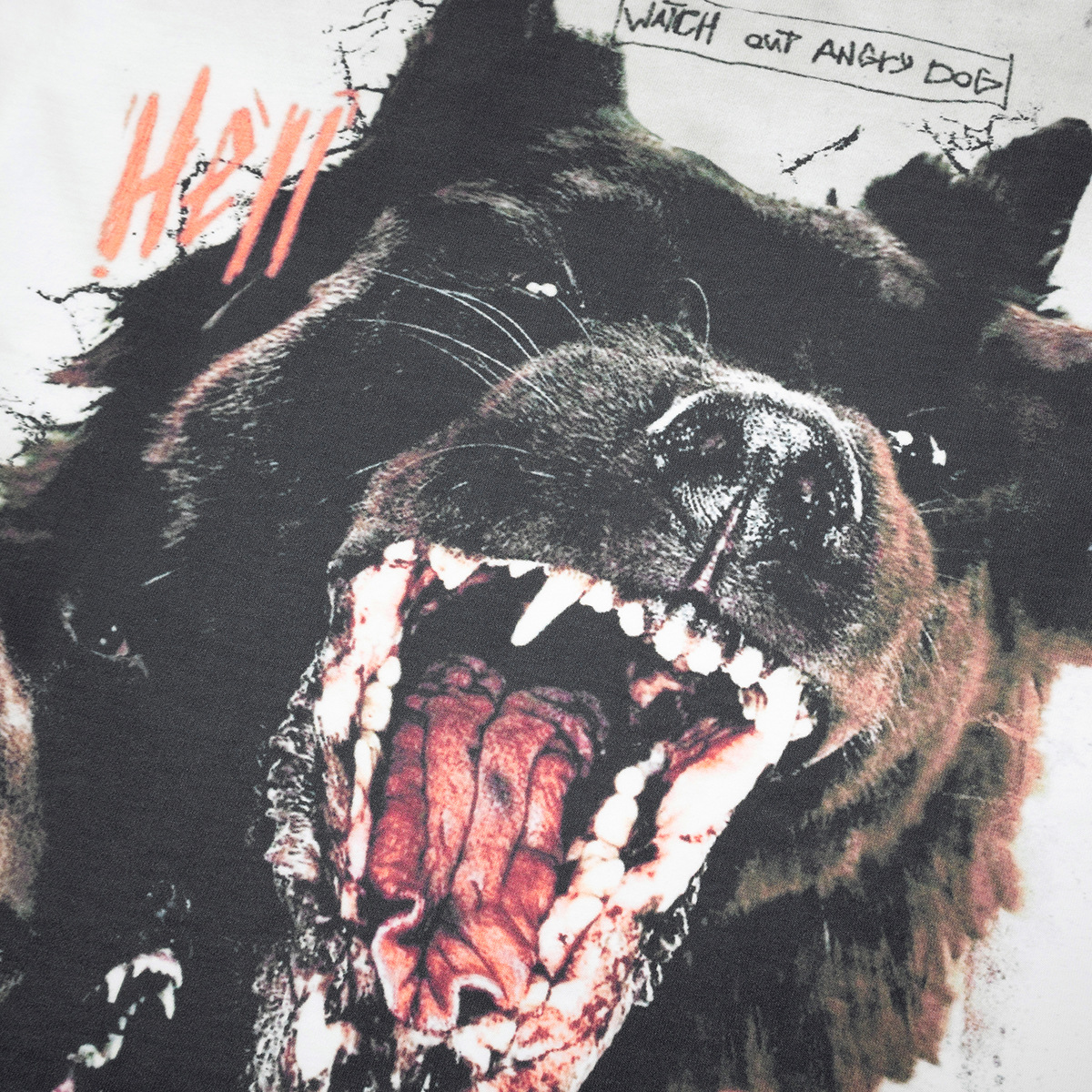 SpringSummer New Street-Style Short-Sleeve T-Shirt With A Bold Pit Bull Print