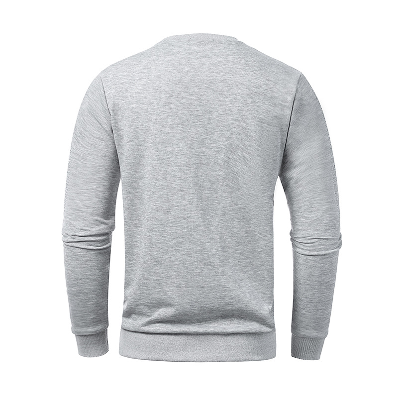 Title 10, Nieuwe heren sweater met rits paneel, ronde hal...