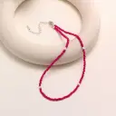 New Dopamine Candy-colored Rice-bead Necklace view 17