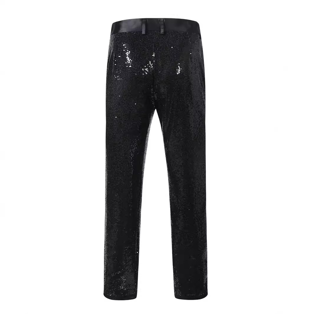 Mens Slimming Fitted Casual Trousers