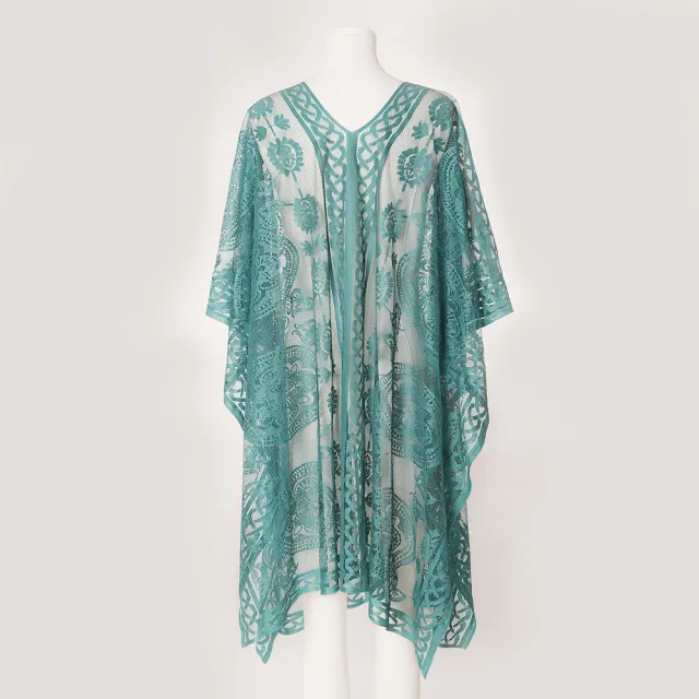 Pattern Ventilation High grade Sense Sun Protection Shirt Cyan - Shop at LoveMi