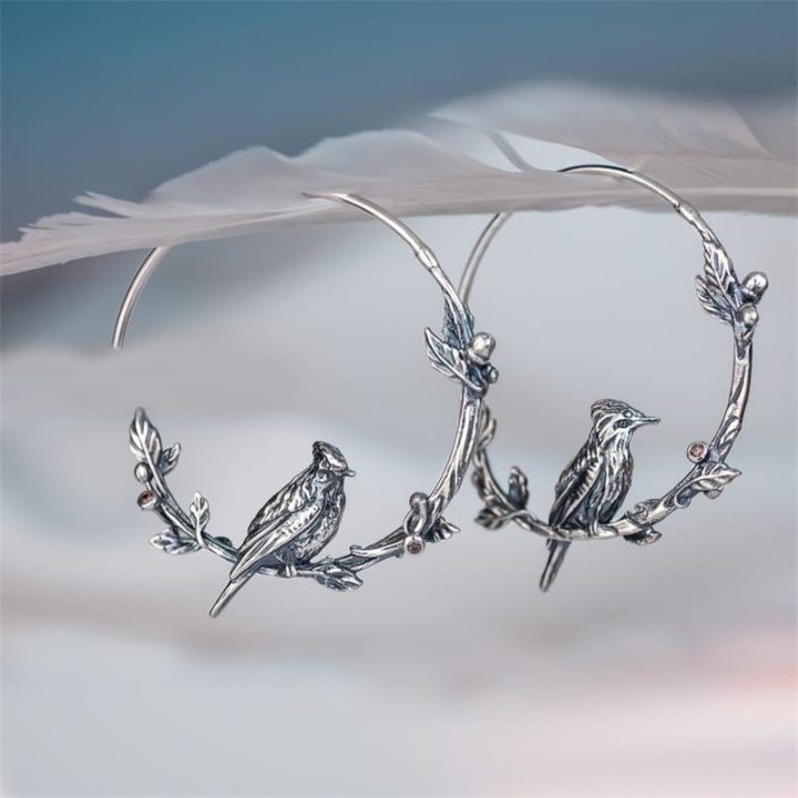 Animal Plant Leaves Flower Earrings Earrings